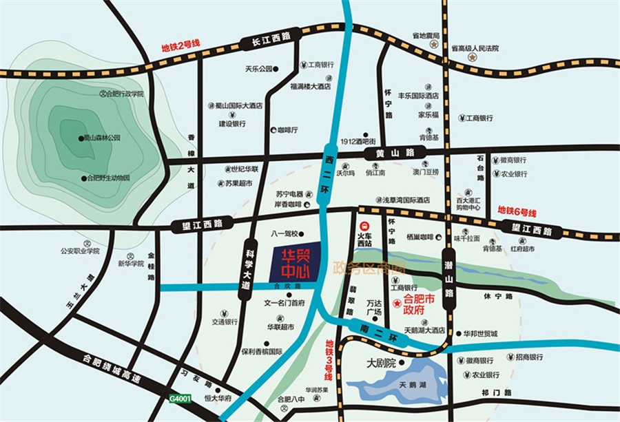亿诺华贸中心 交通图