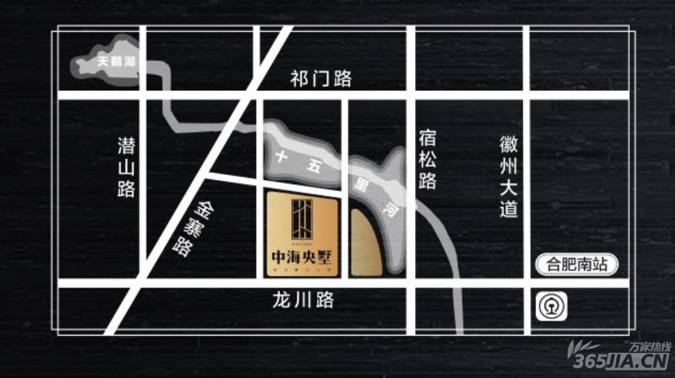 中海央墅 交通图